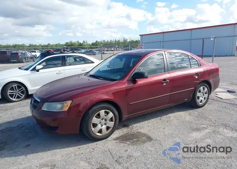 2008 Hyundai Sonata Gls из США, поврежденный, VIN 5NPET46C18H344814